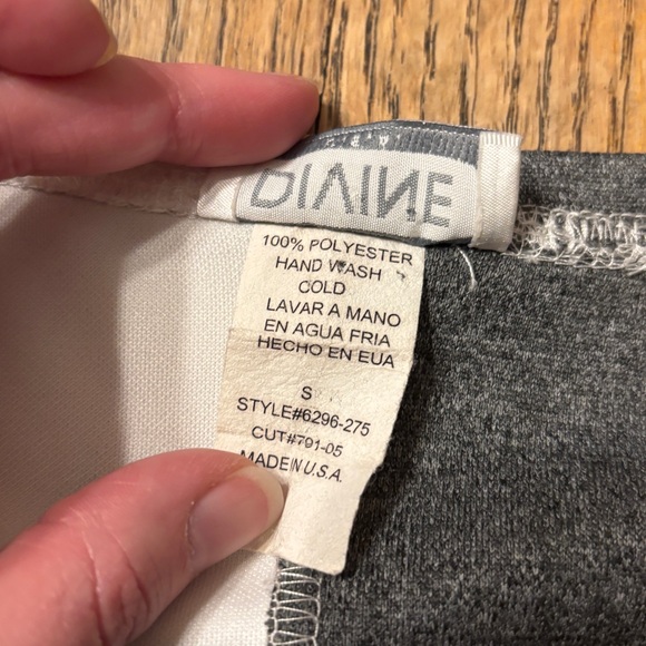 Divine USA Colorblock Checkerboard Maxi Skirt Size Small Made in USA - Picture 5 of 5